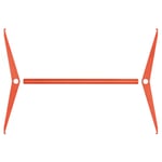 Tringle à vêtements pour armoire P100 RAL 2001 Orange rouge