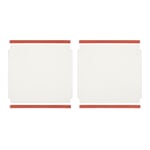 Tablette pour armoire P100 Blanc / RAL 2001 Orange rouge