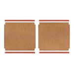 Tablette pour armoire P100 Nature / RAL 2001 Orange rouge