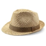 Children straw hat Brown