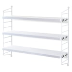 Hylde String Lomme Hvid / Hvid
