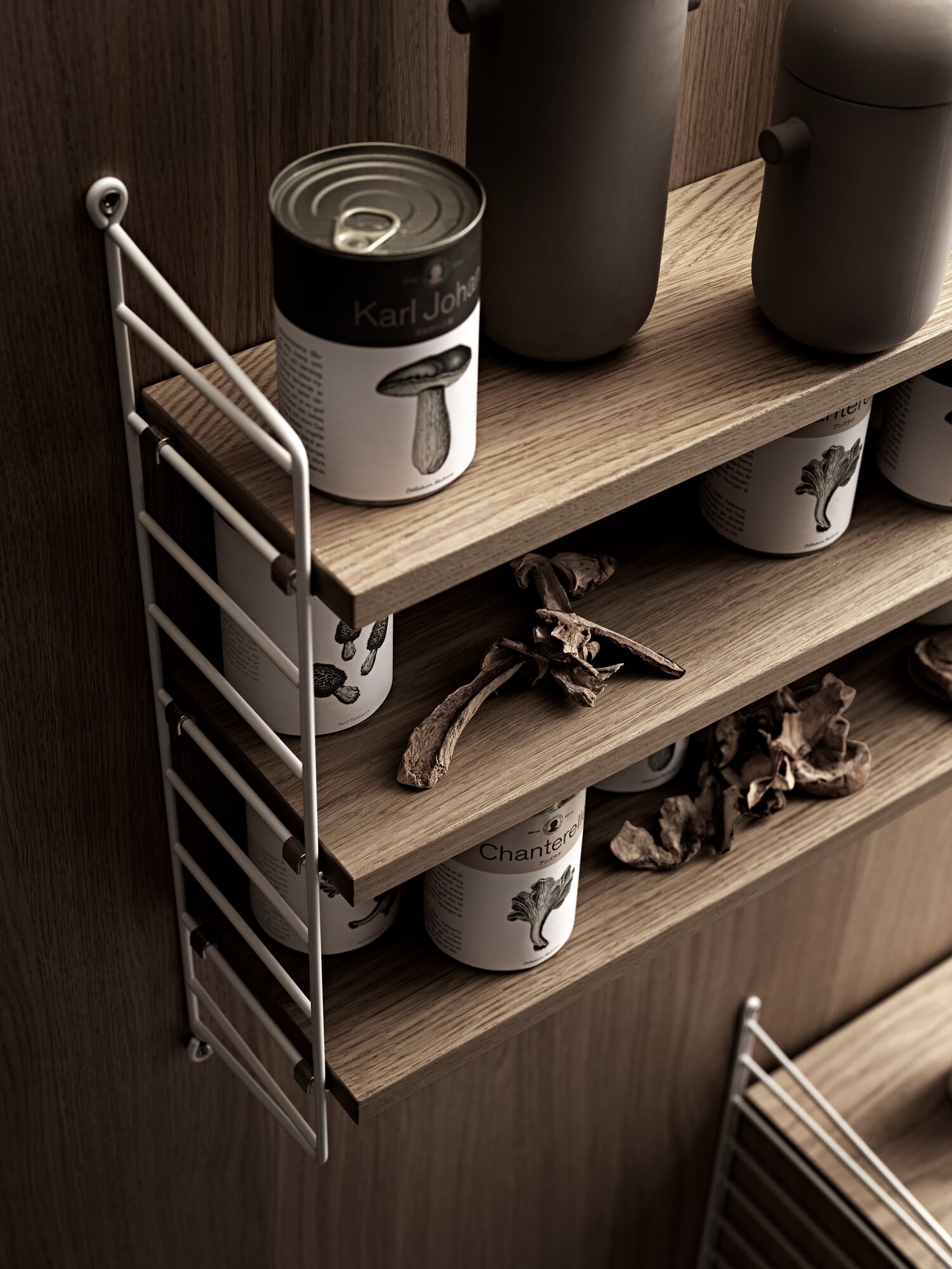 String® Pocket Shelving, Oak / White | Manufactum