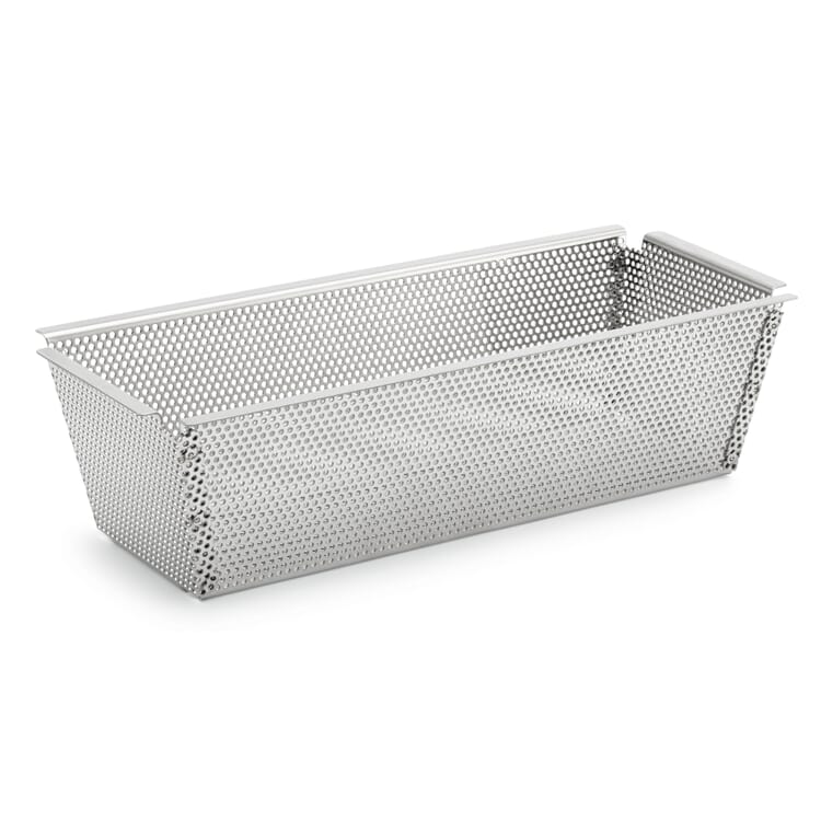 Kongekageform perforeret rustfrit stål, 26 cm