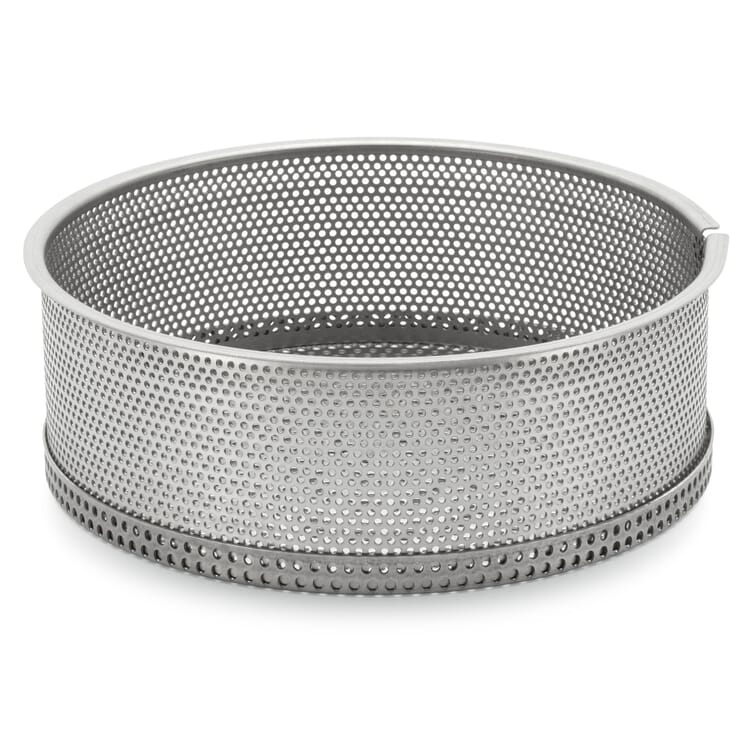 Moule à cheesecake perforé en acier inoxydable, 20 cm