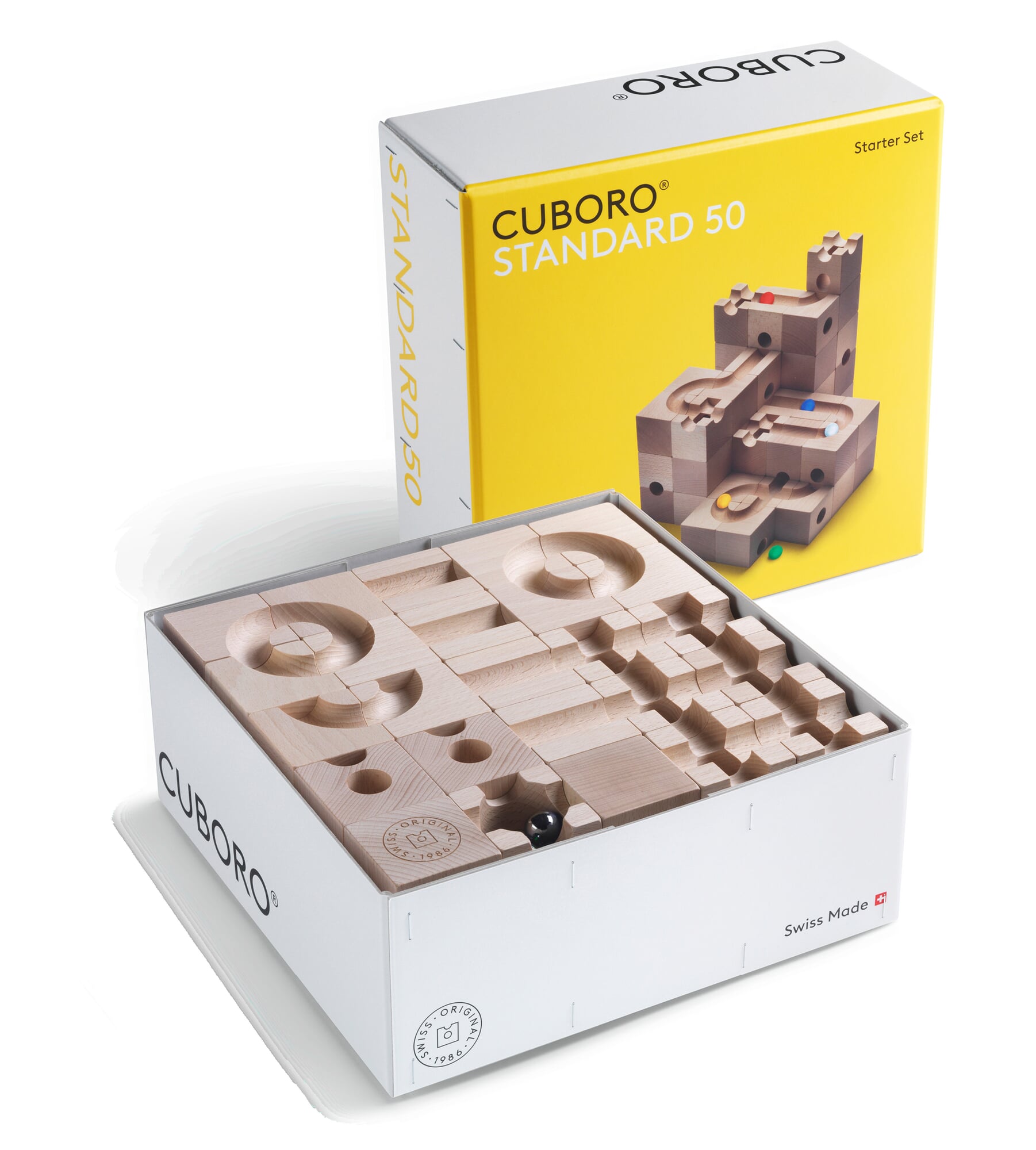 cuboro cugolino start & basis セット Cuboro Standard Building Set, 50 pieces | Manufactum