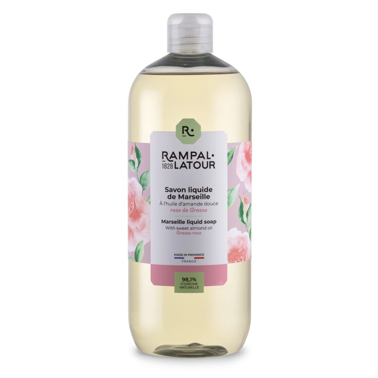 Savon liquide de Marseille, Rose