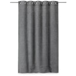 Cortina de protección térmica con friso de lana Gris Longitud 220 cm