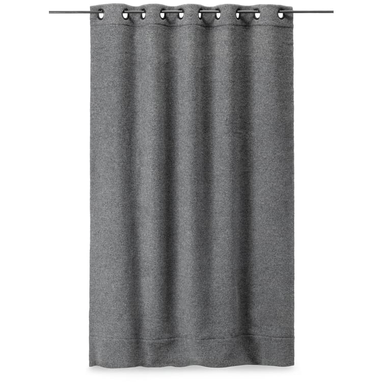 Thermal protection curtain wool frieze