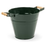 Planter with wooden handles 10 liters