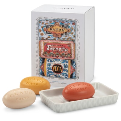 Geschenkset Seifen mit Seifenschale