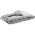 Copriletto reversibile in flanella estiva Grigio 135 × 200 cm