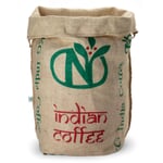 Bolsa de yute fabricada a partir de sacos de café reciclados