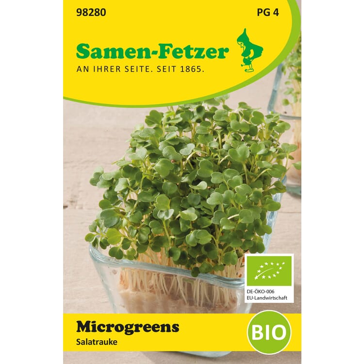 Organic seed microgreens, Salad rocket
