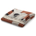 Virgin wool blanket Punos Rusty red