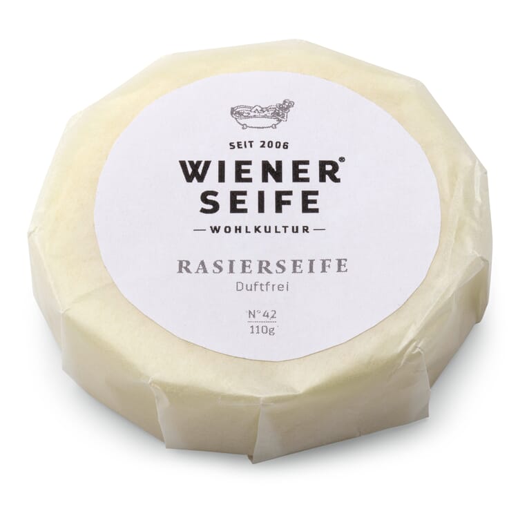 Viennese shaving soap refill, fragrance neutral