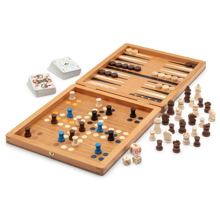 Travel game collection wood