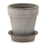 Simona plant pot with saucer Small