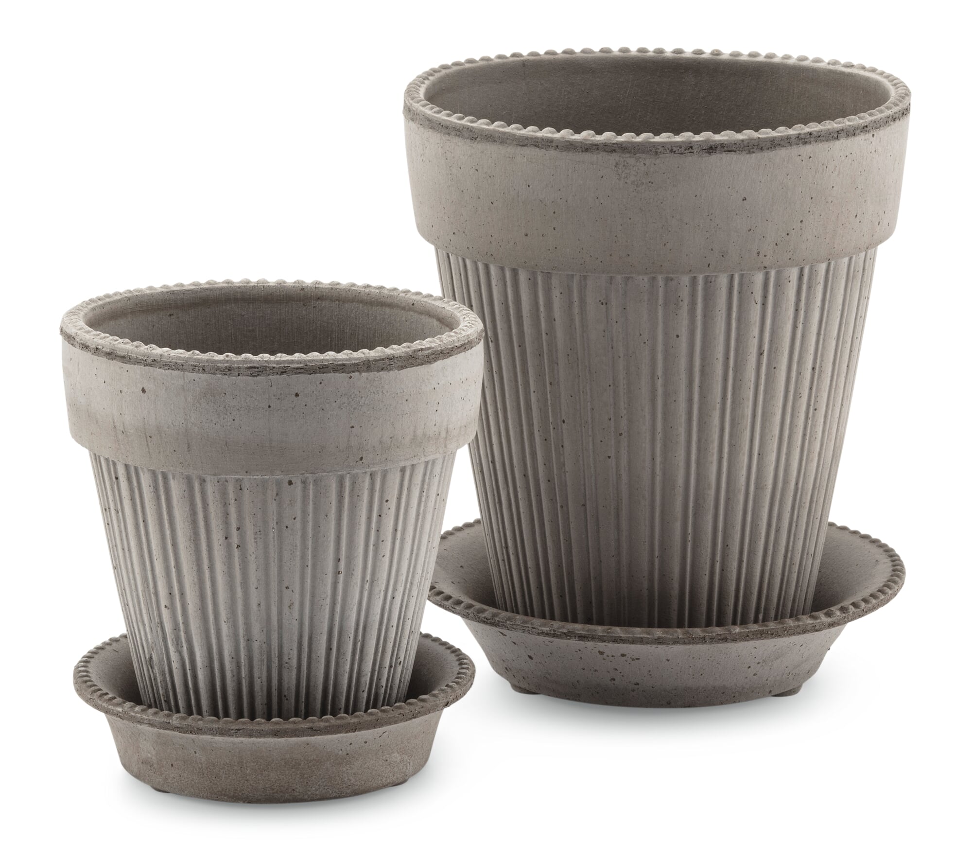 Simona plant pot with saucer, Large | Manufactum