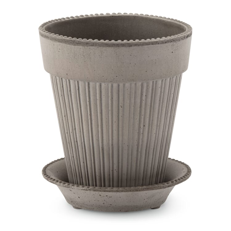 Simona Pot à plantes avec soucoupe