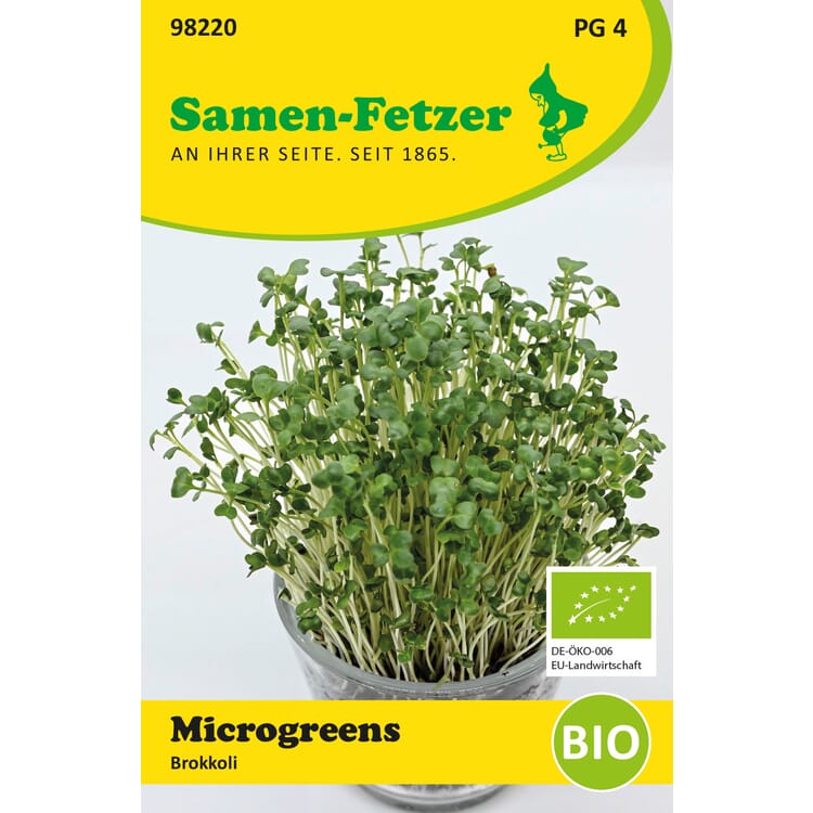 Organic seed microgreens, Broccoli