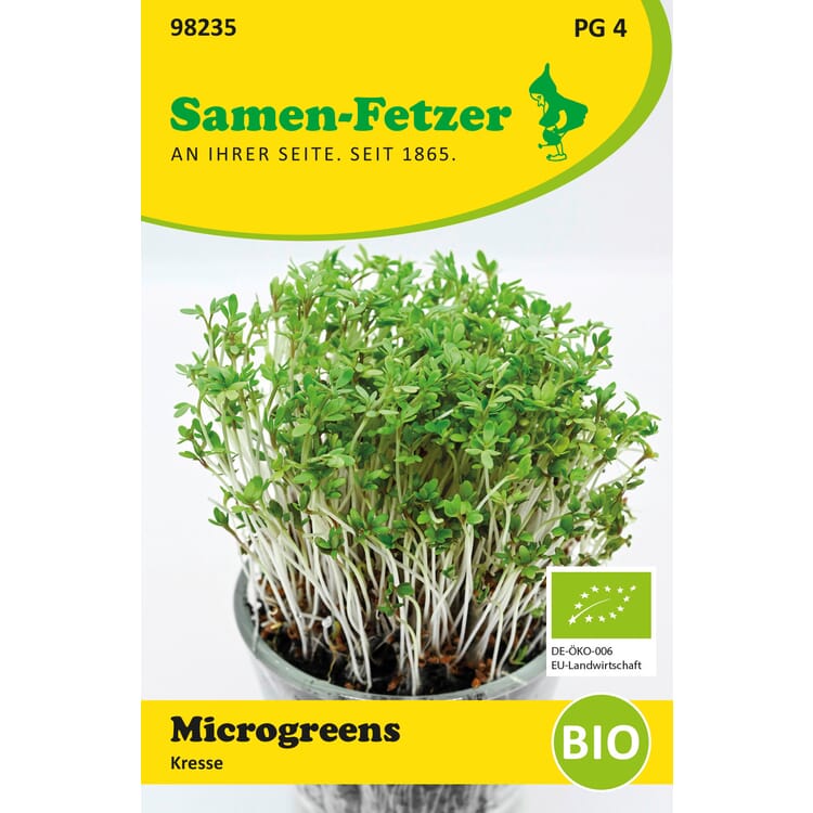 Organic seed microgreens, Cress