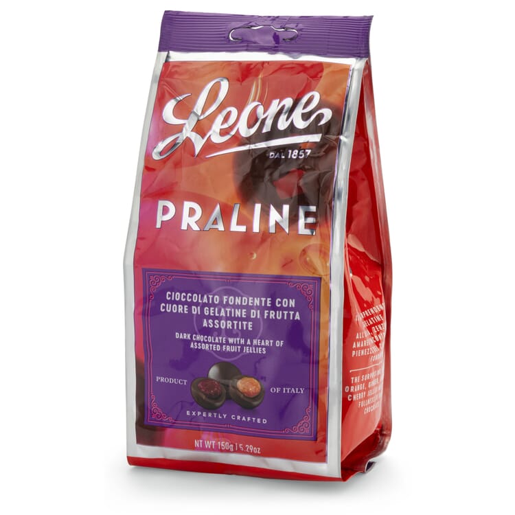 Leone frugtgelé med chokolade
