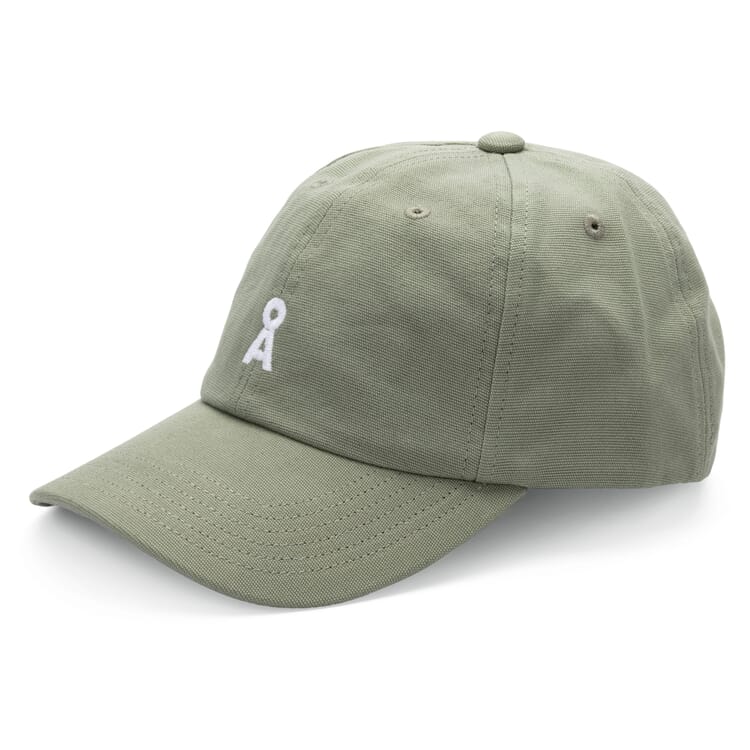 Men cotton cap, Grey green