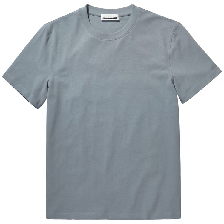 T-shirt homme en coton, Vert de gris