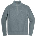 Troyen en tricot pour hommes Vert de gris