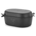 Roaster with grill lid Hifficiency®