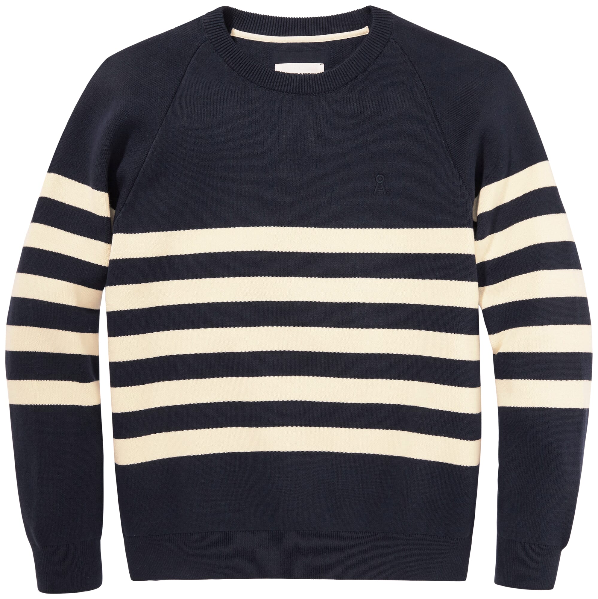 Blue and white striped sweater mens best sale