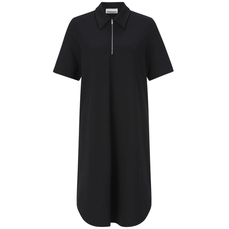 Robe polo pour femme, Noir