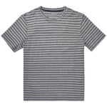 Men's striped linen shirt Gray