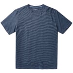 Heren T-shirt gekruld Blauw