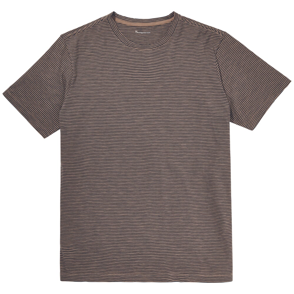 Men T-shirt curled, Brown | Manufactum