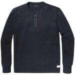 Camisa Henley para hombre Azul oscuro