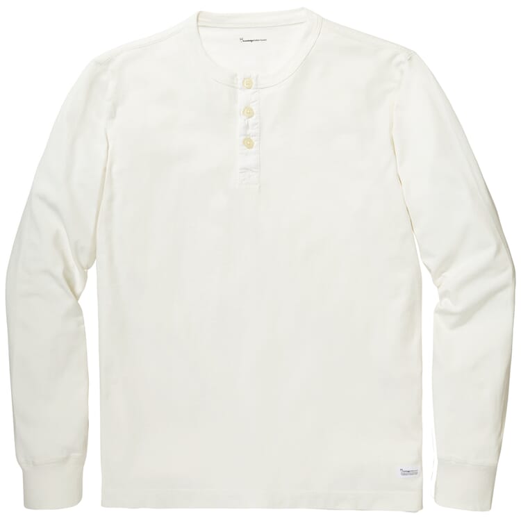 Men's Henley shirt, Natural white
