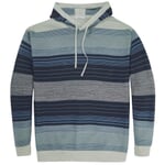 Men's striped knitted hoodie Blue tones