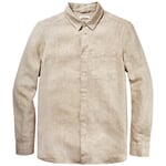 Men linen shirt Natural