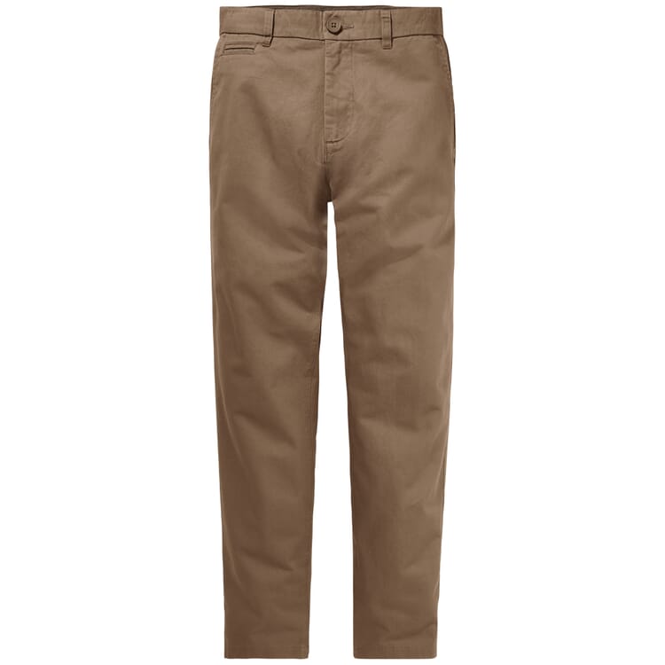 Chino-bukser til mænd i twill, Camel