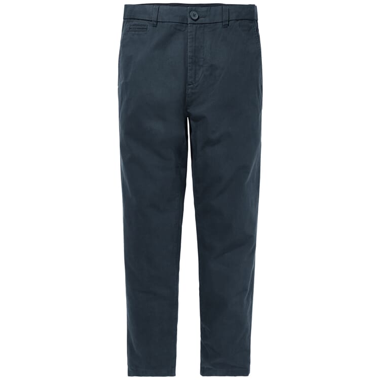 Pantalon chino pour hommes en sergé, Bleu foncé