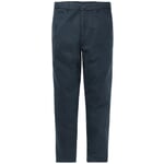 Pantalones chinos de hombre de sarga Azul oscuro
