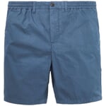 Herren-Baumwollshorts Mittelblau