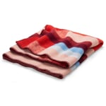 Small blanket Bauhaus style Red