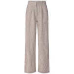 Buy Loose striped linen pant - Stripe - navy - from KnowledgeCotton Apparel®