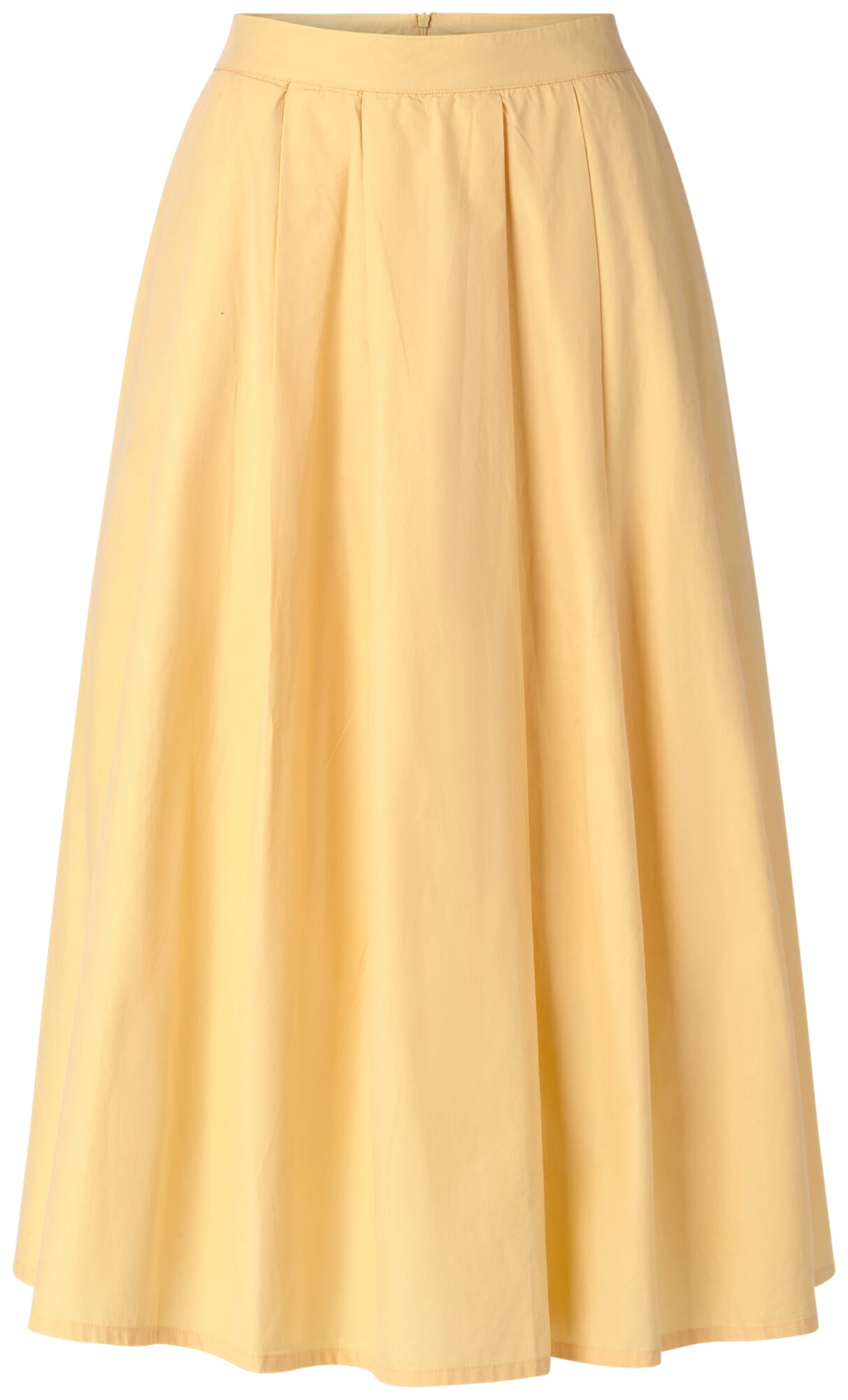 Ladies skirt poplin Yellow Manufactum