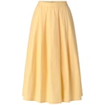 Ladies' skirt poplin Yellow