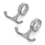 Coat hook Swedish State Railway, aluminum Polished