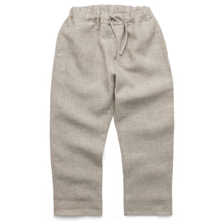 Children pants linen, Natural