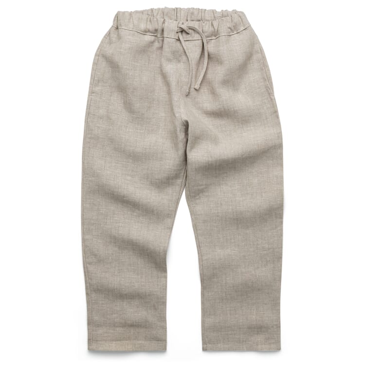 Pantalon en lin pour enfants, Naturel